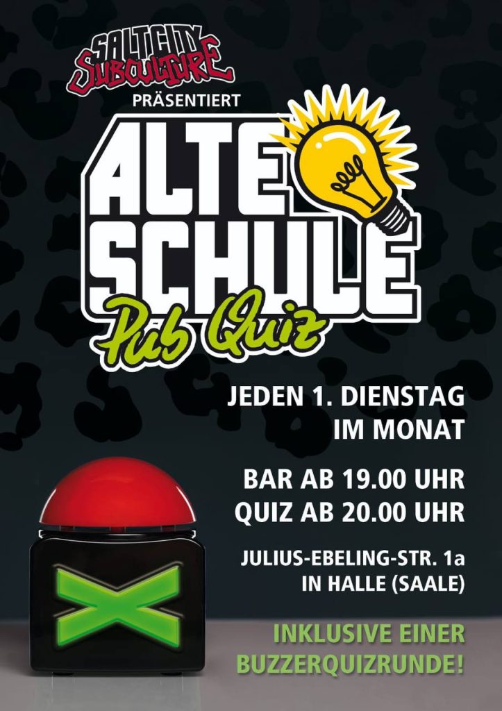 Pub Quiz, jeden ersten Dienstag im Monat